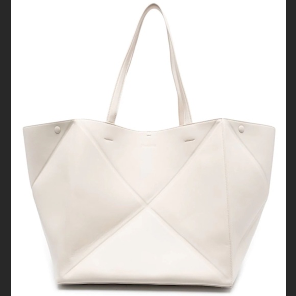 Nanushka Large The Origami Tote Bag - Cream - Picture 1 of 6